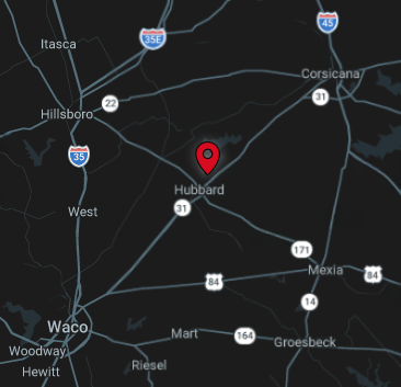Local area map showing 51 RV Park near Hubbard